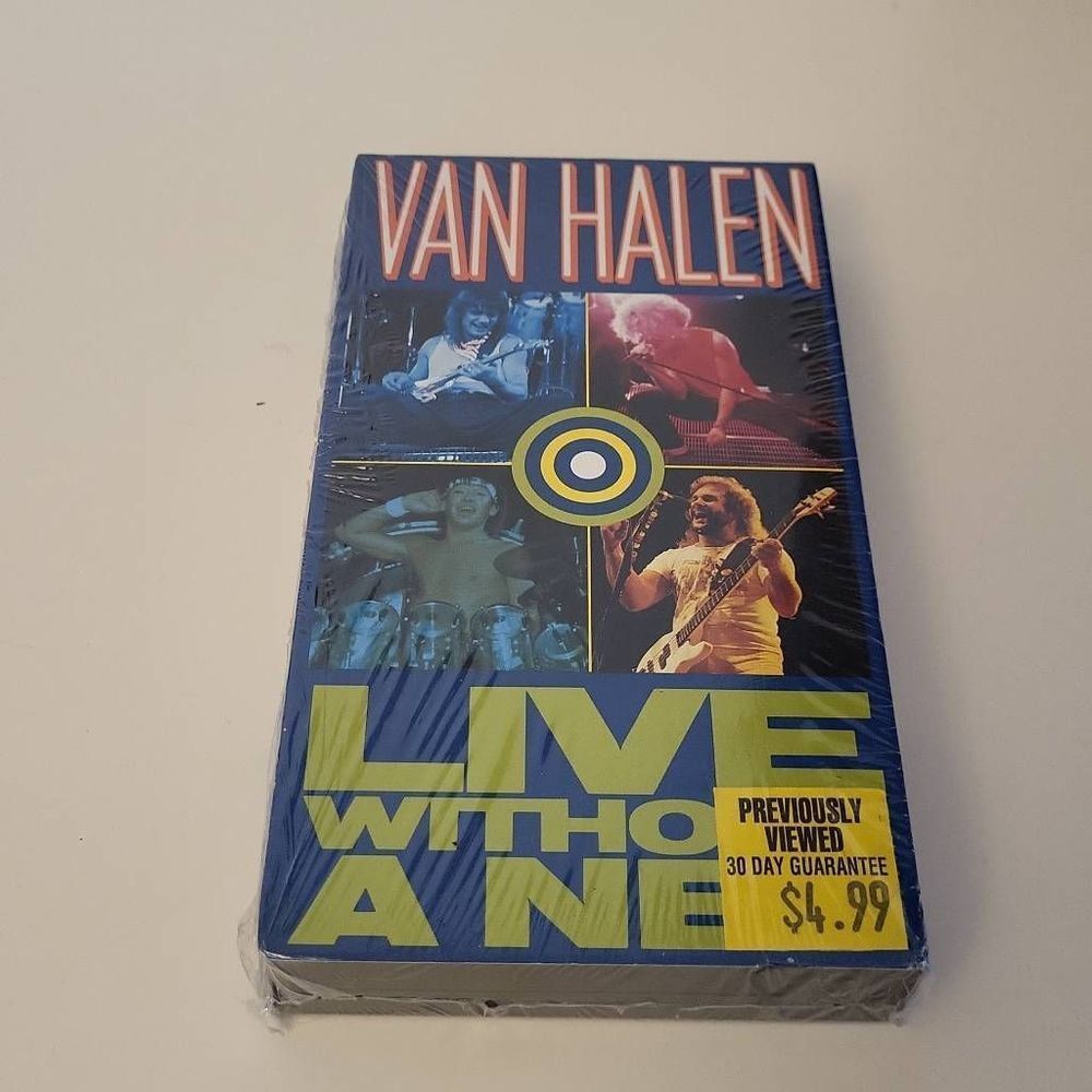 Van Halen Live without a Net VHS